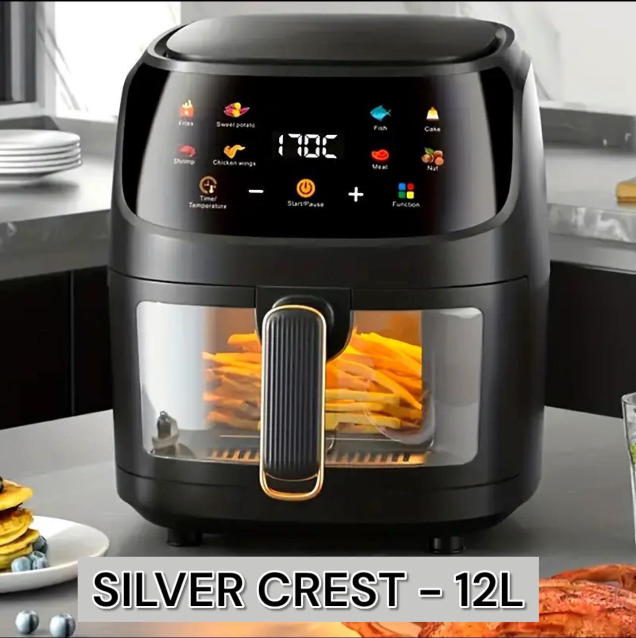 Friteze na vrući zrak - Silvercrest 6L / 8L / 12L + GRATIS 50 komada pek papira